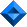 Blue beveled bullet