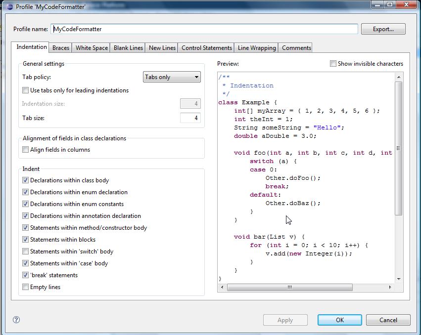 Code Formatter