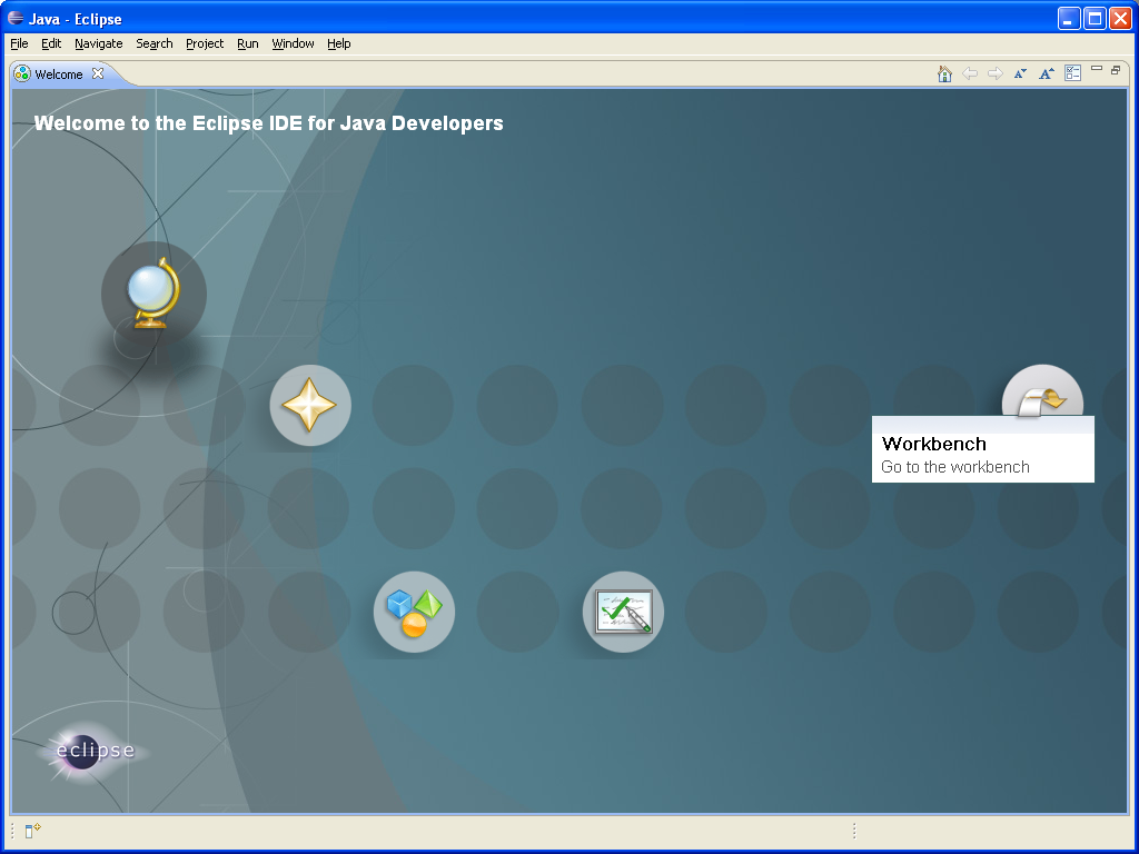 Eclipse FirstTime Window