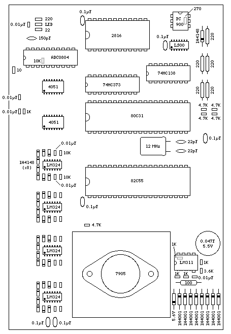 parts placement diagram